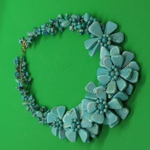 Turquoise choker necklace